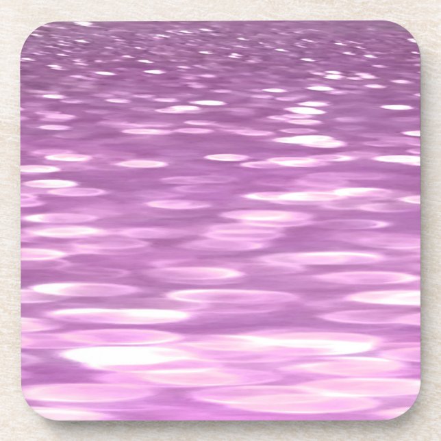 Dessous-de-verre Abstrait #3 : Lilac Shimmer (Devant)