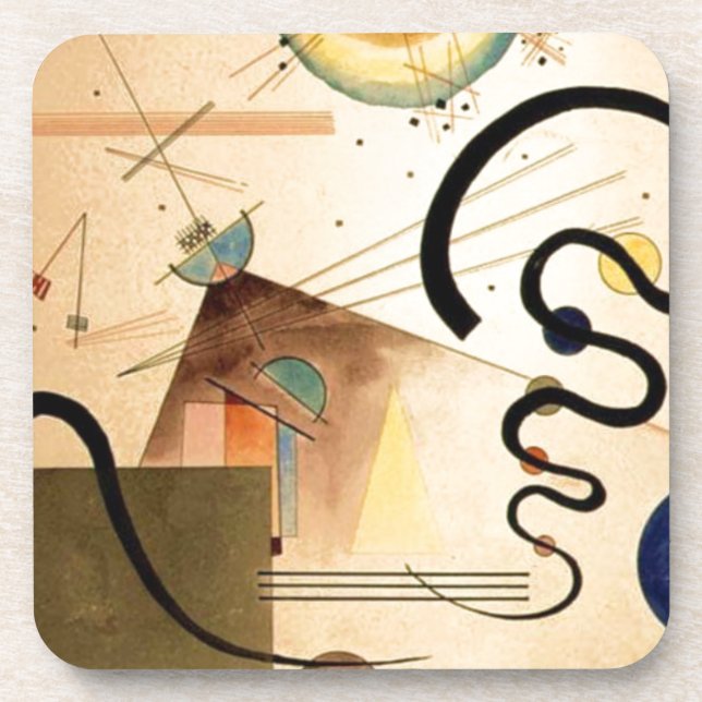 Dessous-de-verre Abstrait Kandinsky (Devant)