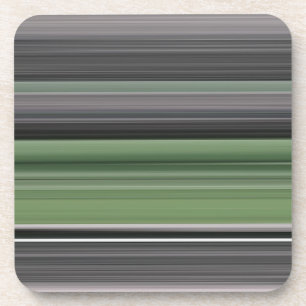 Dessous-de-verre Abstrait n° 1 : vert olive et gris