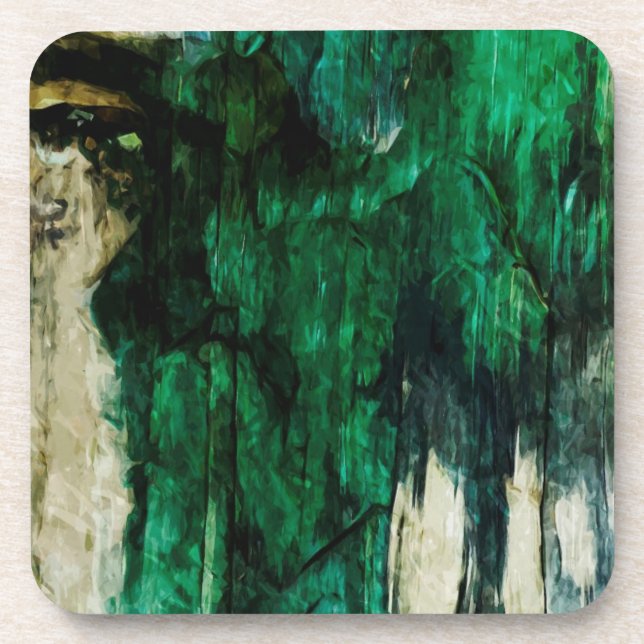 Dessous-de-verre Abstraite de Lakeshore National Rocks (Devant)