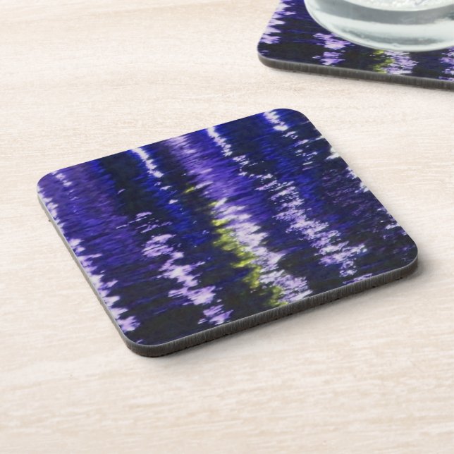 Dessous de verre Abstraits bleus (Côté gauche)