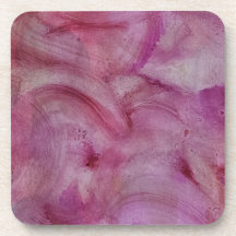 Dessous-de-verre Abstraits - Tourbillon Rose Clair