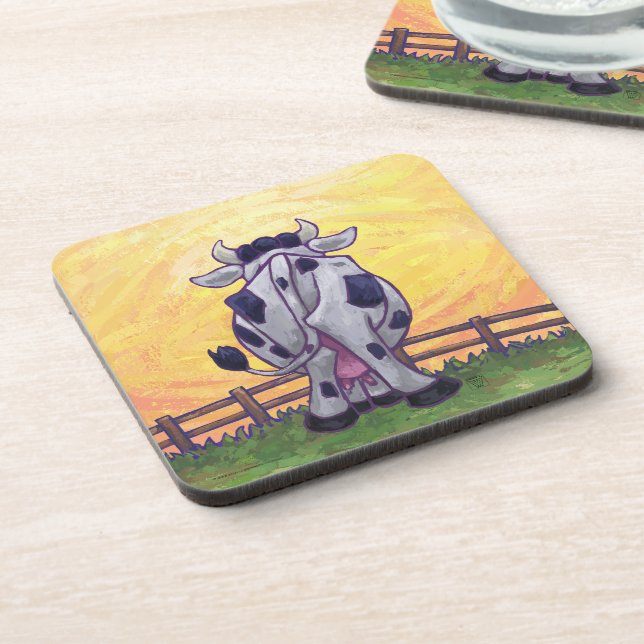 Dessous-de-verre Accessoires Cuisine Cute Cow (Côté gauche)