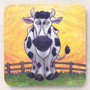 Dessous-de-verre Accessoires Cuisine Cute Cow