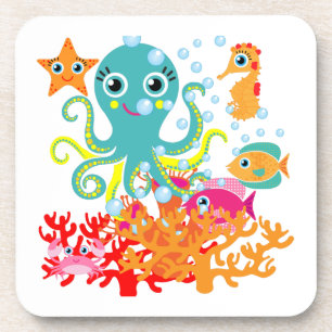 Dessous-de-verre Accueil vers l'océan