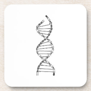 Dessous-de-verre ADN amusant Cyclisme Chaîne de vélo Montagne Vélo 