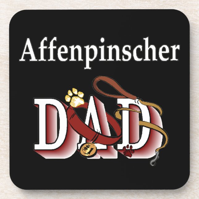 Dessous-de-verre Affenpinscher Papa (Devant)
