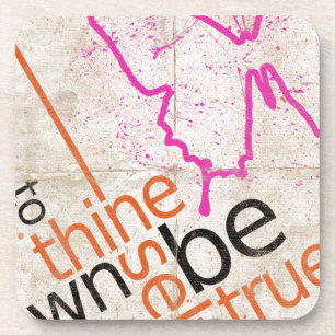 Dessous-de-verre Affiche motivationnelle