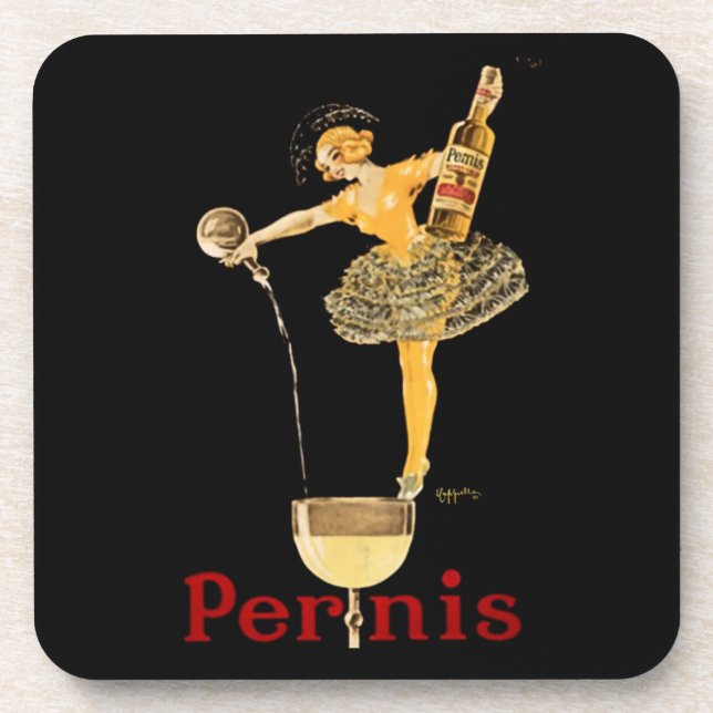 Dessous-de-verre Affiche publicitaire pour le vin Pernis de Leonett (Devant)