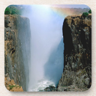 Dessous-de-verre Afrique, Zambie, Victoria Falls National Park.