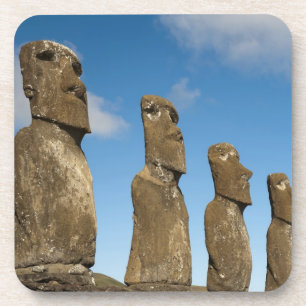 Dessous-de-verre Ahu Akivi, Rapa Nui, Île de Pâques, Chili 2
