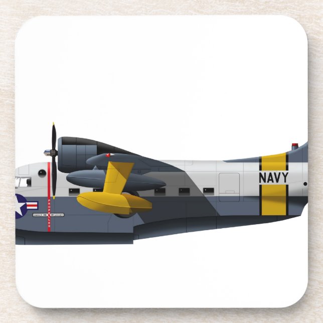 Dessous-de-verre Albatros 1906 de Grumman HU-16B (Devant)