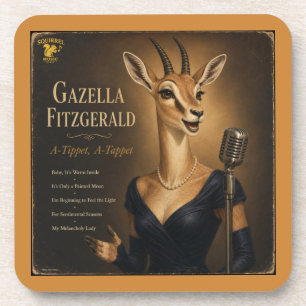Dessous-de-verre Album Gazella Fitzgerald : une parodie