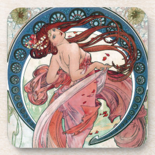 Dessous-de-verre Alfons Mucha 1898 Danse