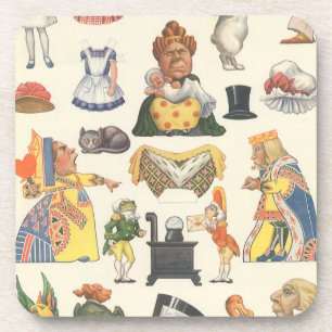 Dessous-de-verre Alice au pays des merveilles, Papier à découper vi