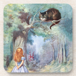 Dessous-de-verre Alice in Wonderland Cheshire Cat Cork Coaster Set