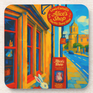 Dessous-de-verre Alice's Shop - The Old Sheep Shop, Peinture