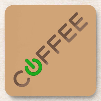 Dessous-de-verre Alimentation café (verte)