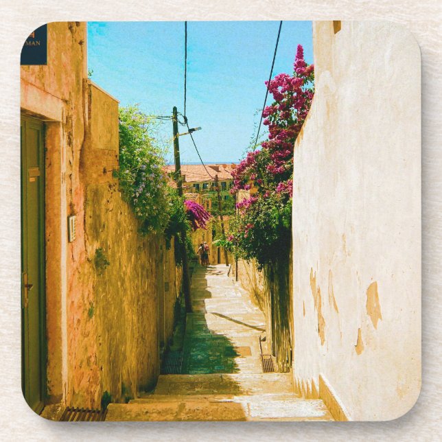 Dessous-de-verre Allée de Dubrovnik - Croatie  (Devant)