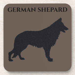 Dessous de verre ALLEMAND SHEPARD avec dossier en