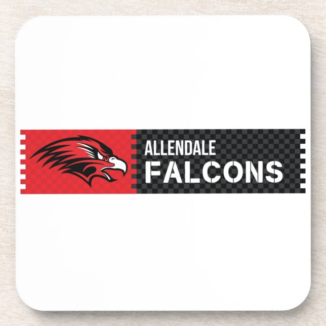 Dessous-de-verre Allendale Falcons (Devant)
