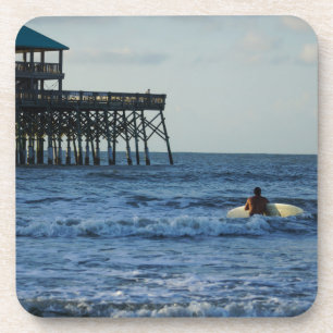 Dessous-de-verre Allons surfer
