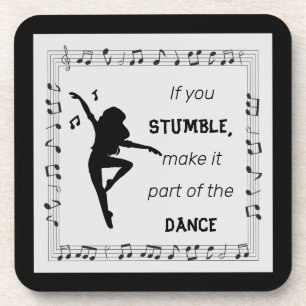Dessous-de-verre Amateurs de danse Amateurs de musique Citation Ins