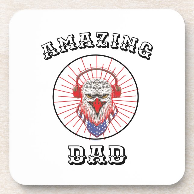 Dessous-de-verre Amazing Dad (Devant)