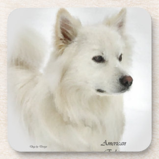 Dessous-de-verre American Eskimo Dog Art