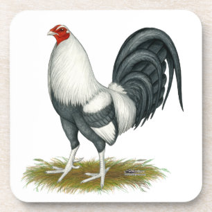 Dessous-de-verre American Game Silver Blue Gamecock