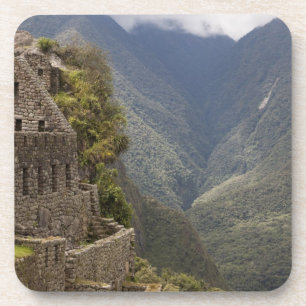 Dessous-de-verre Amérique du Sud, Pérou, Machu Picchu. Ruines de pi