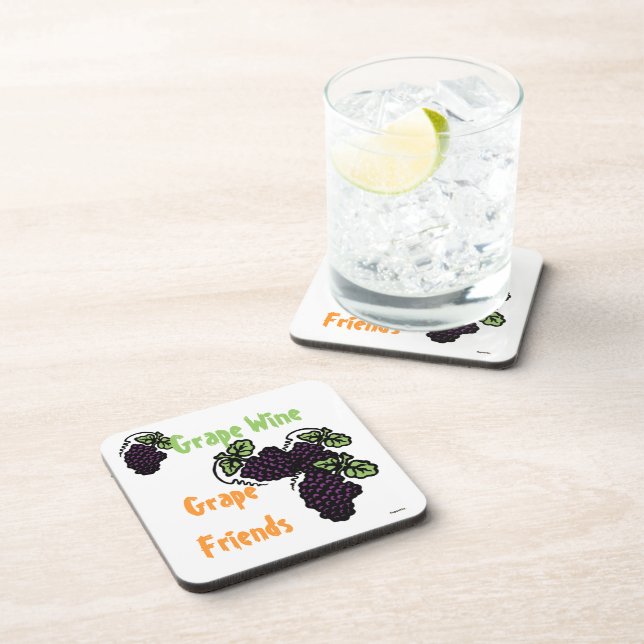 Dessous-de-verre Amis du raisin (Côté Droit)
