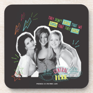 Dessous-de-verre AMIS™  Monica, Rachel et Phoebe