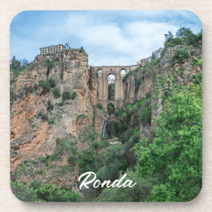 Dessous-de-verre Ancien pont historique à Ronda, Espagne