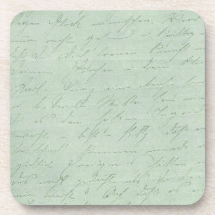Dessous-de-verre Ancienne écriture manuscrite lettres d'amour estam