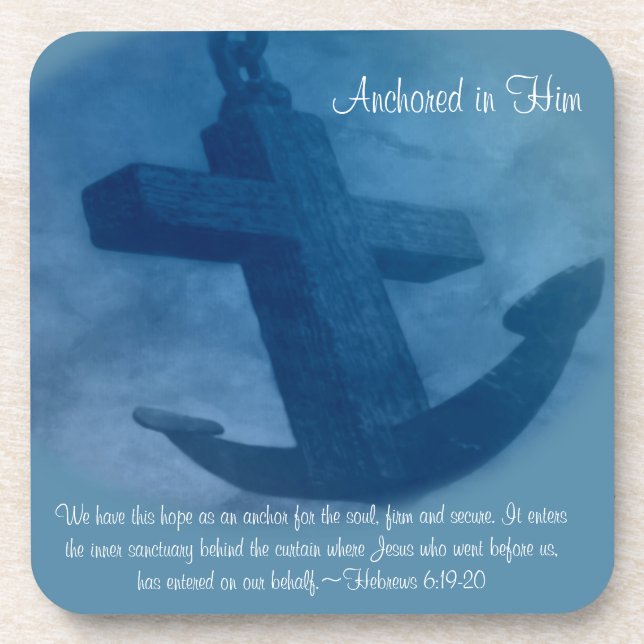 Dessous-de-verre Ancré dans lui l'écriture sainte (Devant)
