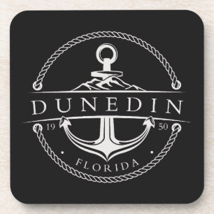 Dessous-de-verre Ancre nautique Dunedin Floride 1950