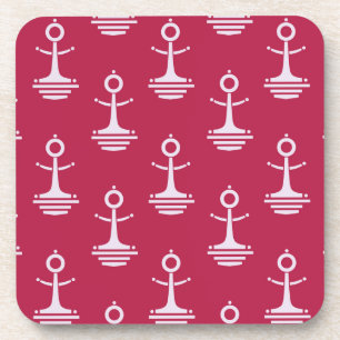 Dessous-de-verre Ancres modernes Motif