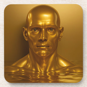 Dessous-de-verre Androïde métal liquide