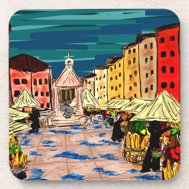 Dessous-de-verre âne à Vérone Italie (Devant)