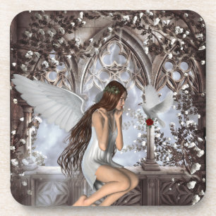 Dessous-de-verre Angel et sa colombe