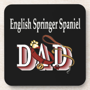 Dessous-de-verre Anglais Springer Spaniel Papa