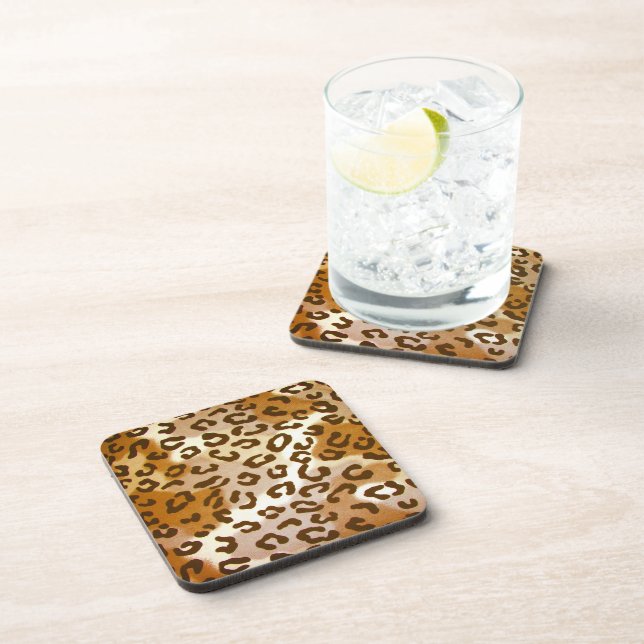 Dessous-de-verre Animal Print Coaster Set (Côté Droit)