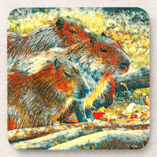 Dessous-de-verre AnimalArt_Capybara_005