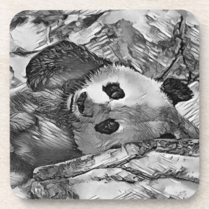 Dessous-de-verre AnimalArtBW_Panda_002