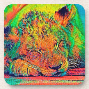 Dessous-de-verre AnimalColor_Lion_002