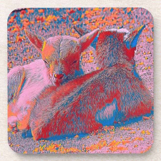 Dessous-de-verre AnimalMix_Goat_003 (Devant)