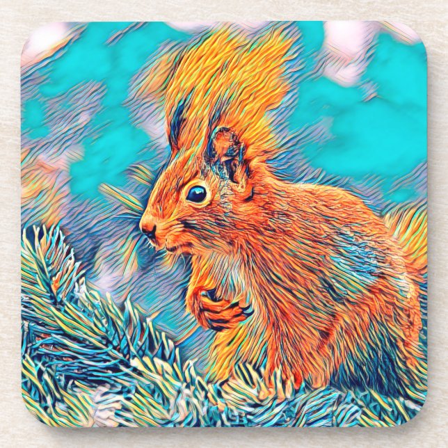 Dessous-de-verre AnimalMix_Squirrel_001 (Devant)
