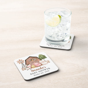 Dessous-de-verre Animaux de la ferme, Animaux mignons, Grange, Baby