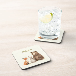 Dessous-de-verre Animaux de la forêt de Monogram